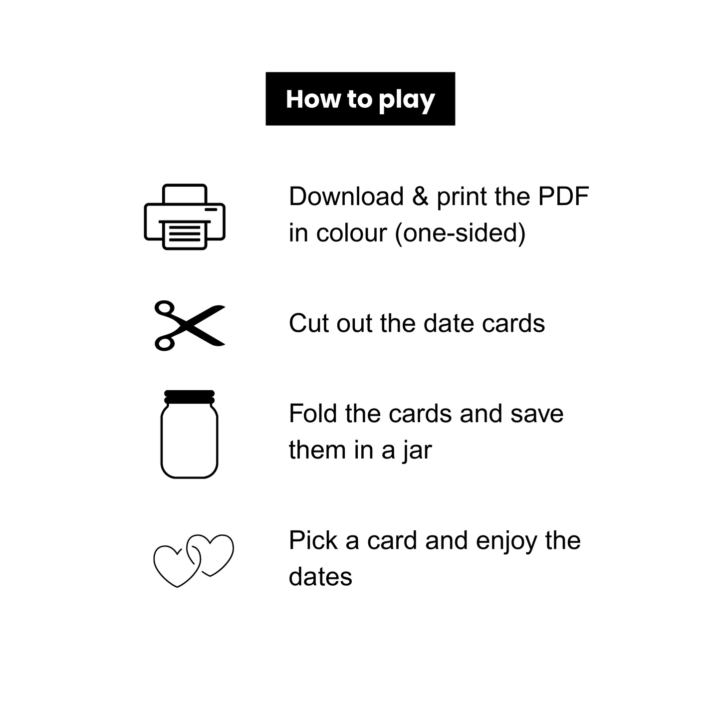 Pregnancy Date Night Cards