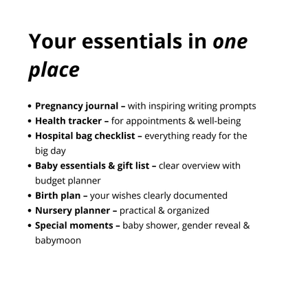 Digitale Zwangerschapsplanner