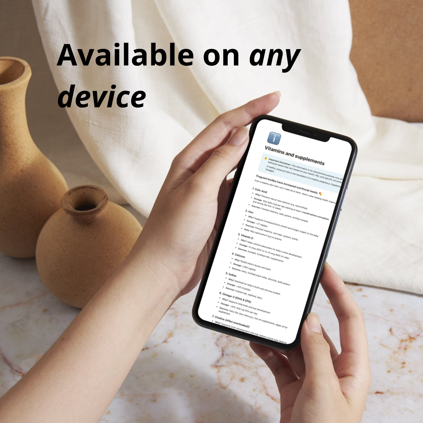 Digitale Zwangerschaps Meal Planner