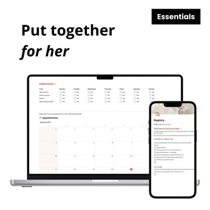 Digitale Zwangerschapsplanner