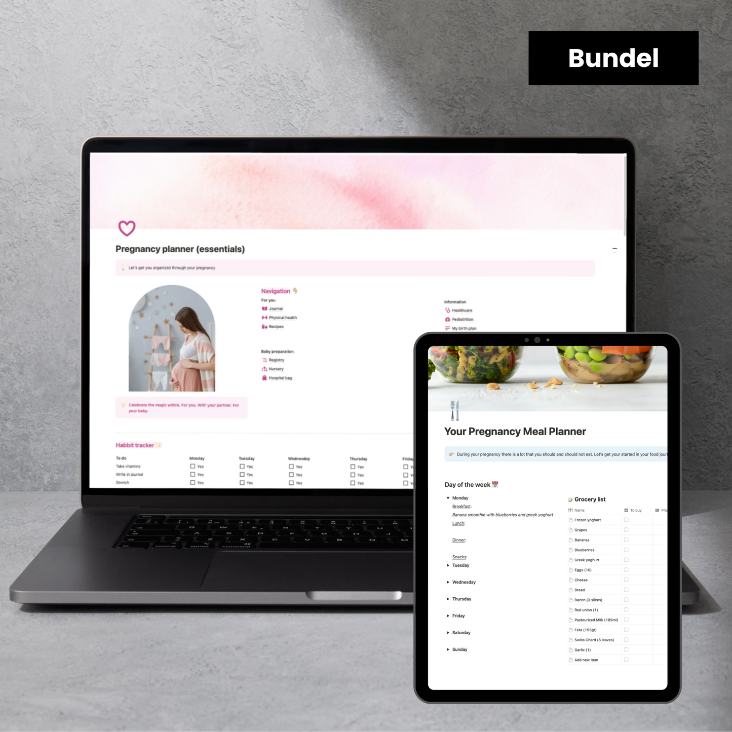 Zwangerschapsplanner Bundel