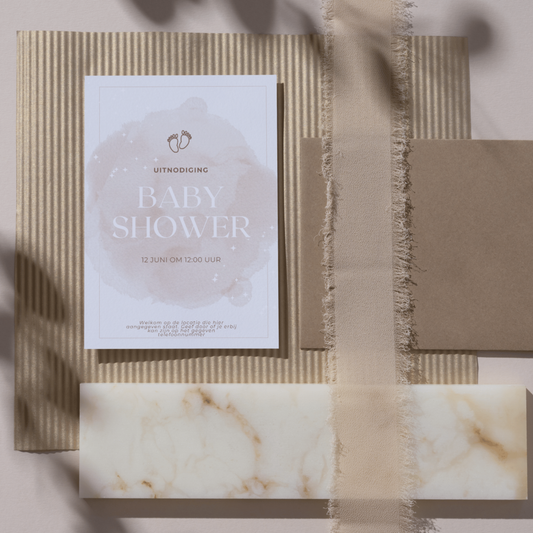 Babyshower Uitnodiging