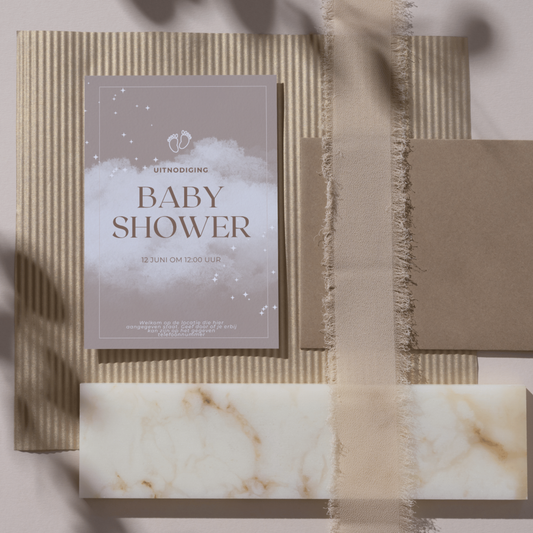 Babyshower Uitnodiging